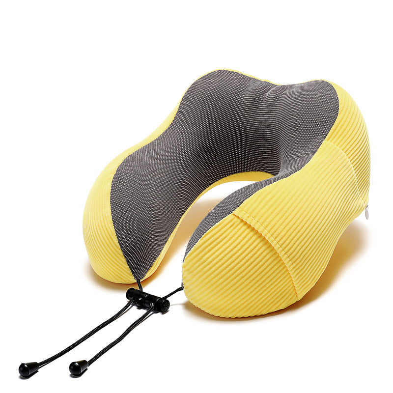 KTX-633427 U-Shaped Memory Foam Pillow with Magnetic Stripe Design - 30x30x12 cm