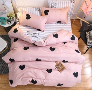 KTX-633555 Elegant 4-Piece Bed Linen Set for 1.5m & 2.2m Beds