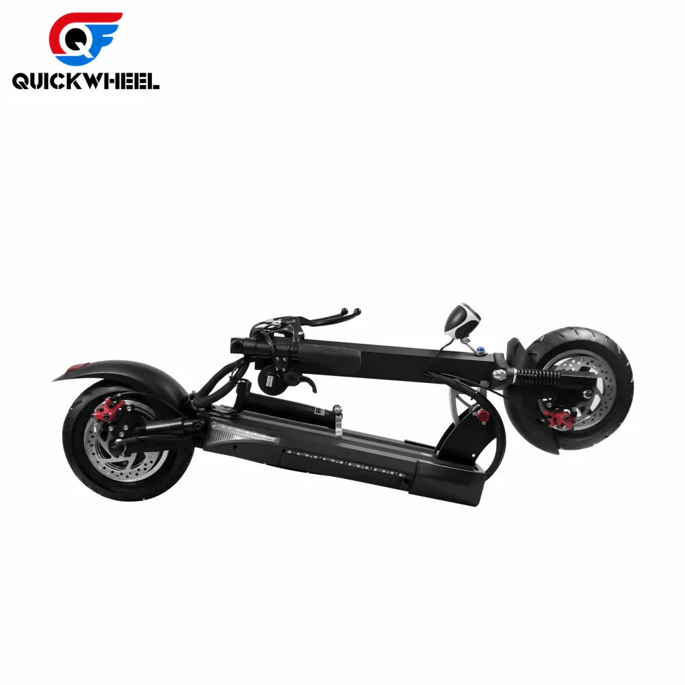 KTX-633619 Foldable Electric Scooter with 10-Inch Tires, 800W Motor, 45km/h Speed, 15Ah Battery, 40-50km Range