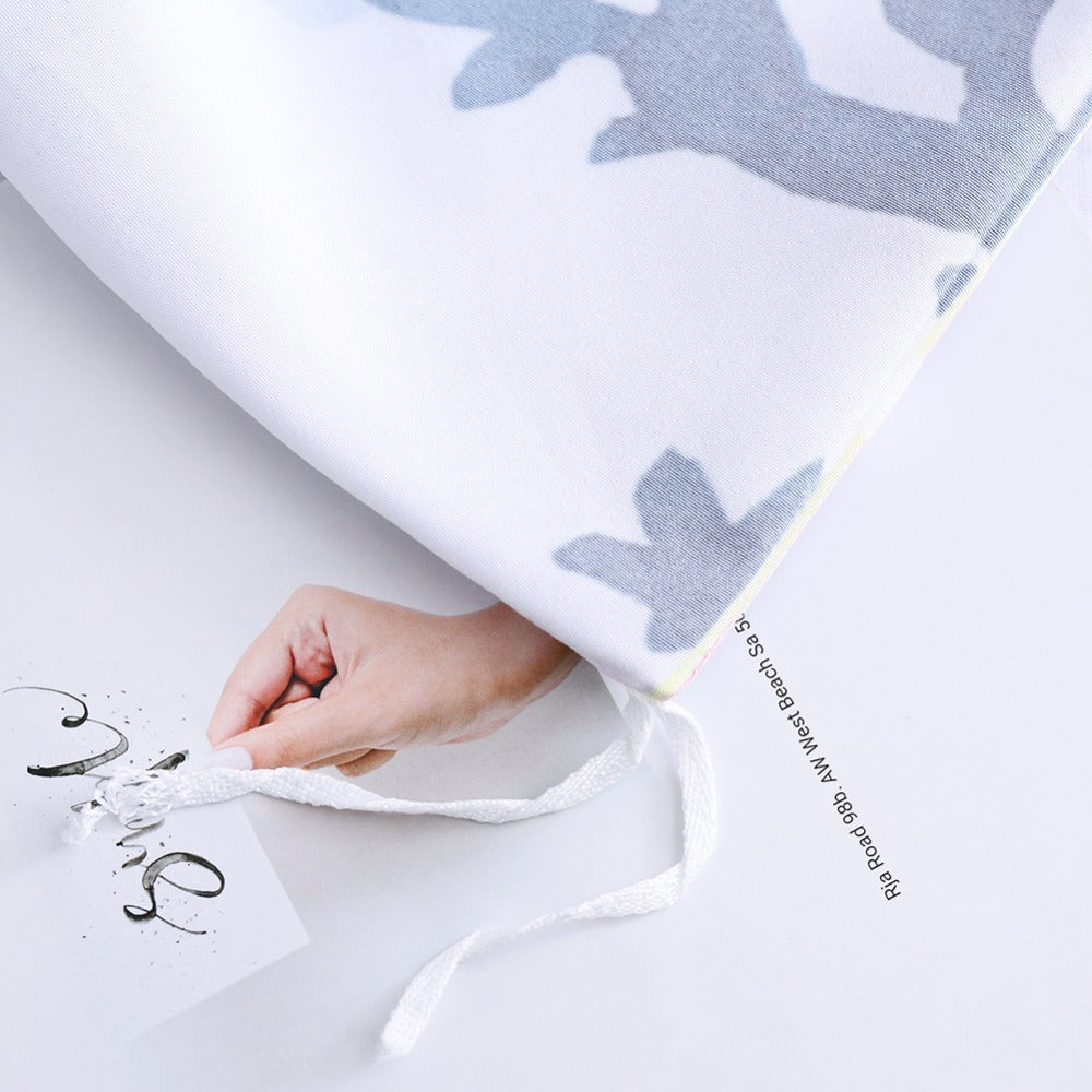 KTX-633747 Retro Sea Turtle Duvet Cover Set in Polyester - Floral Nautical Design (Three or Four Pieces Available)