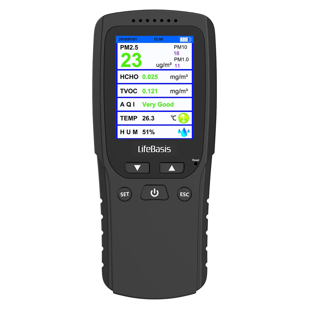 KTX-635091 Smart Indoor Air Quality PM2.5 Monitor for Real-Time Air Quality Assessment