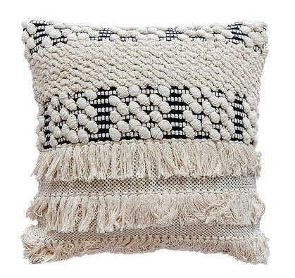 KTX-635731 Bohemian Cotton Hand-Woven Pillow - Multiple Sizes Available