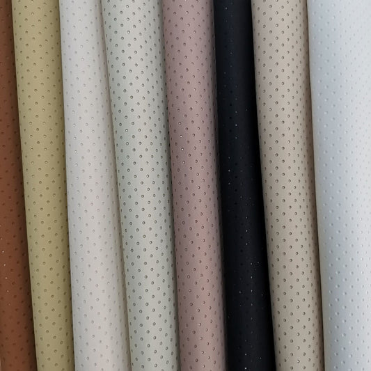 KTX-635731 Breathable PU Artificial Leather for Car Seats and Home Decor - 0.8mm Thickness, 8 Colors Available