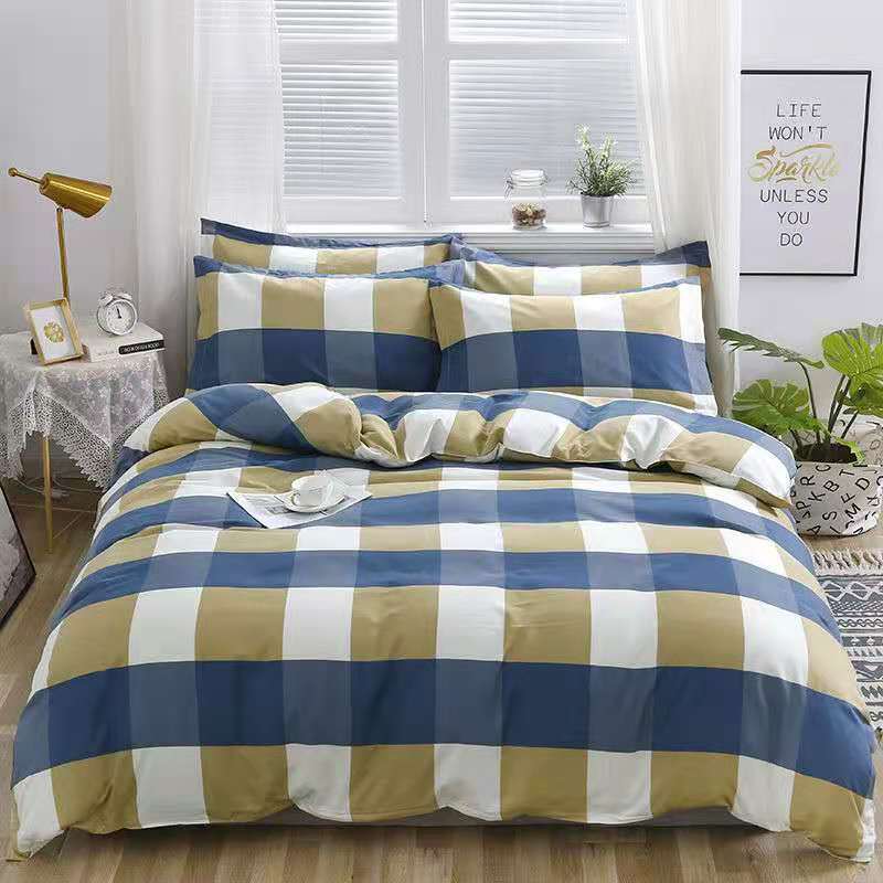 KTX-638675 Brushed Bed Sheet and Duvet Cover Set with Multiple Stylish Designs