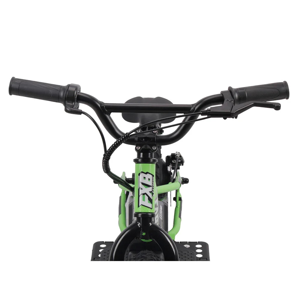 KTX-639763 Electric 16-Inch Balance Bike for Kids with Leather Saddle and Adjustable Speed