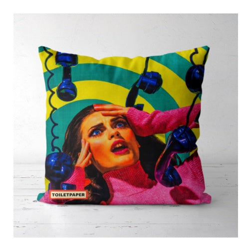 KTX-641555 Thick Cotton Linen Nordic Style Pillowcase for Bedroom & Sofa, 45X45cm