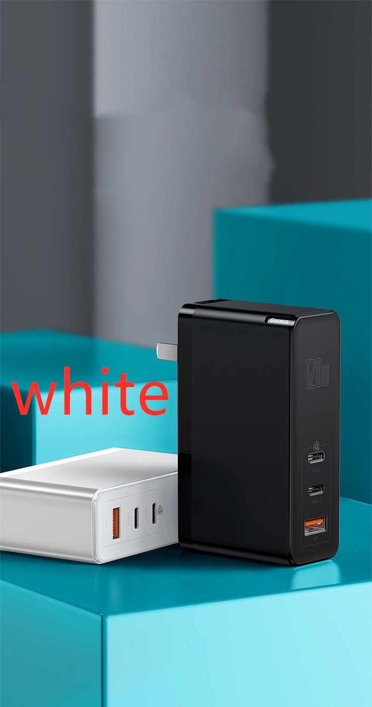 KTX-642707 Compact GaN Mini Fast Charger with USB A Interface and Fast Charging Cables