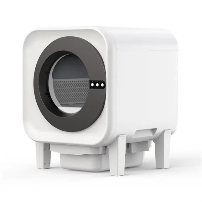 KTX-645395 Intelligent Automatic Cat Litter Box for Multicat Use – Eco-Friendly, Easy Clean Plastic Design