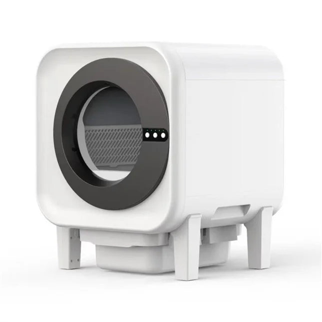 KTX-645395 Intelligent Automatic Cat Litter Box for Multicat Use – Eco-Friendly, Easy Clean Plastic Design