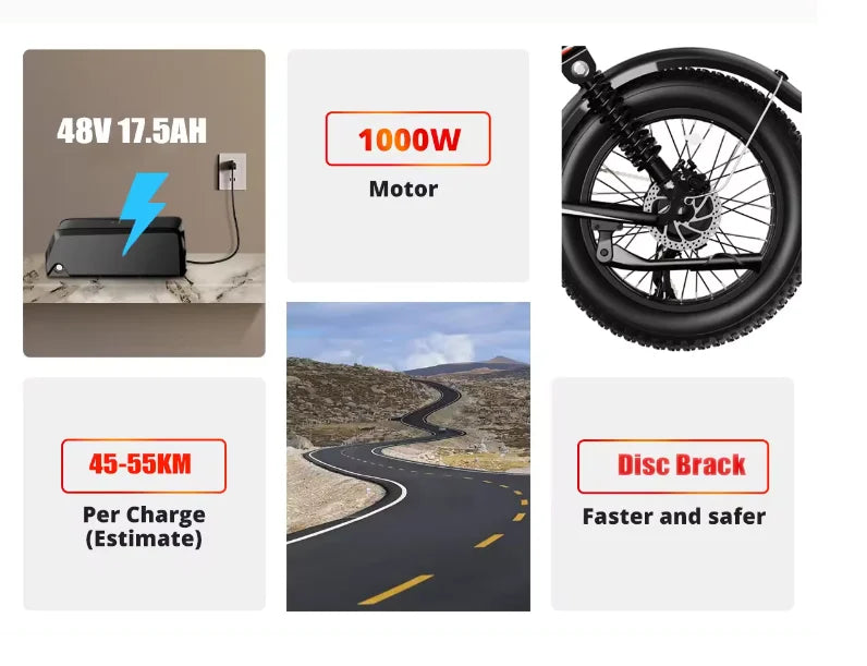 KTX-645651 48V 2000W S8 Electric Mountain Bike, 29 Inch Carbon Steel Frame, 6-Speed, Dual Suspension, 18AH Battery, Max Speed 31mph