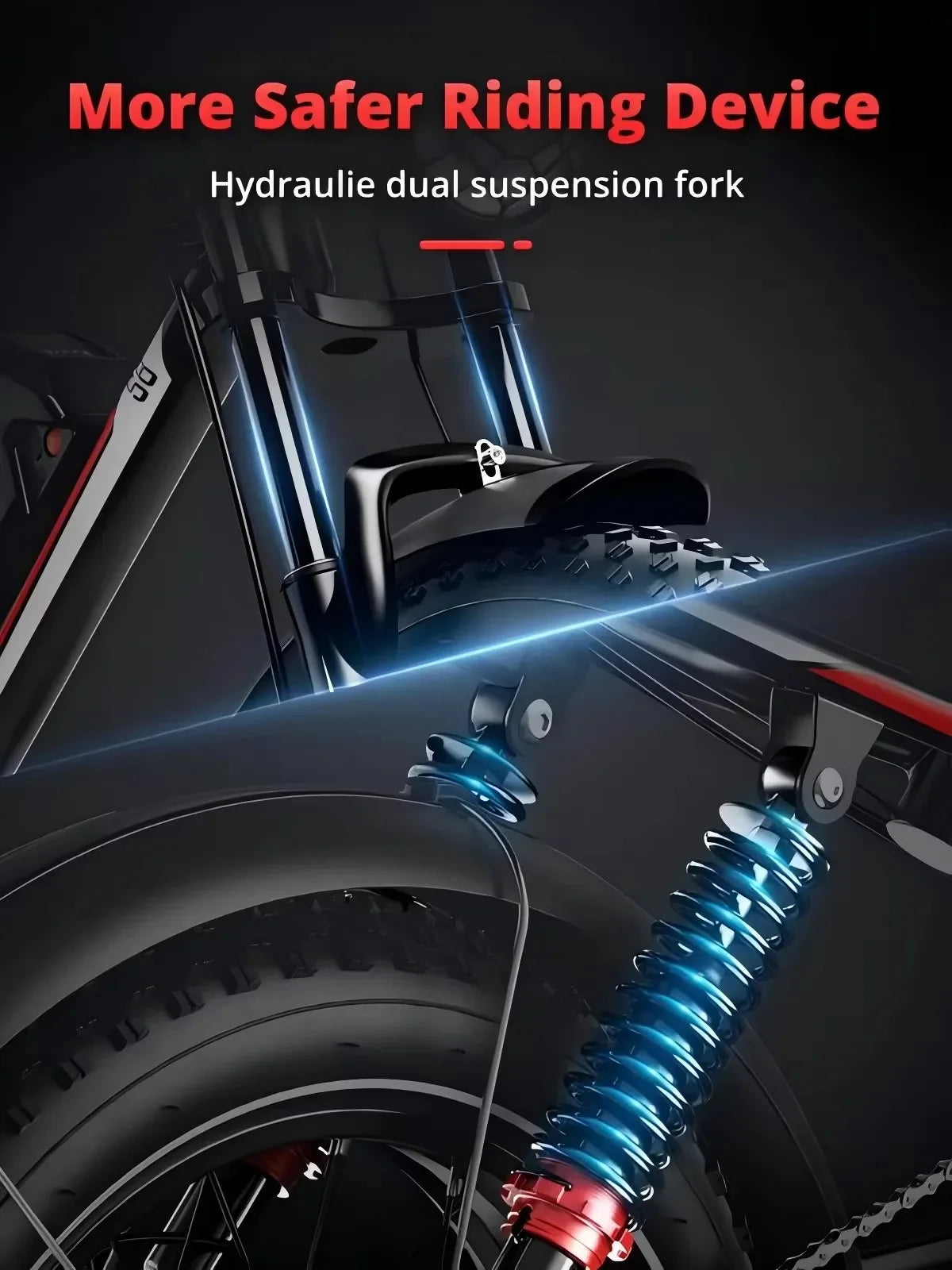 KTX-645651 48V 2000W S8 Electric Mountain Bike, 29 Inch Carbon Steel Frame, 6-Speed, Dual Suspension, 18AH Battery, Max Speed 31mph