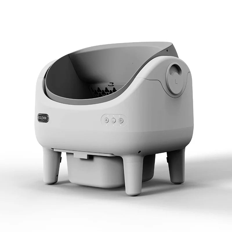 KTX-646547 Intelligent Automatic Cat Litter Box with ABS Material for Deodorization and Purification