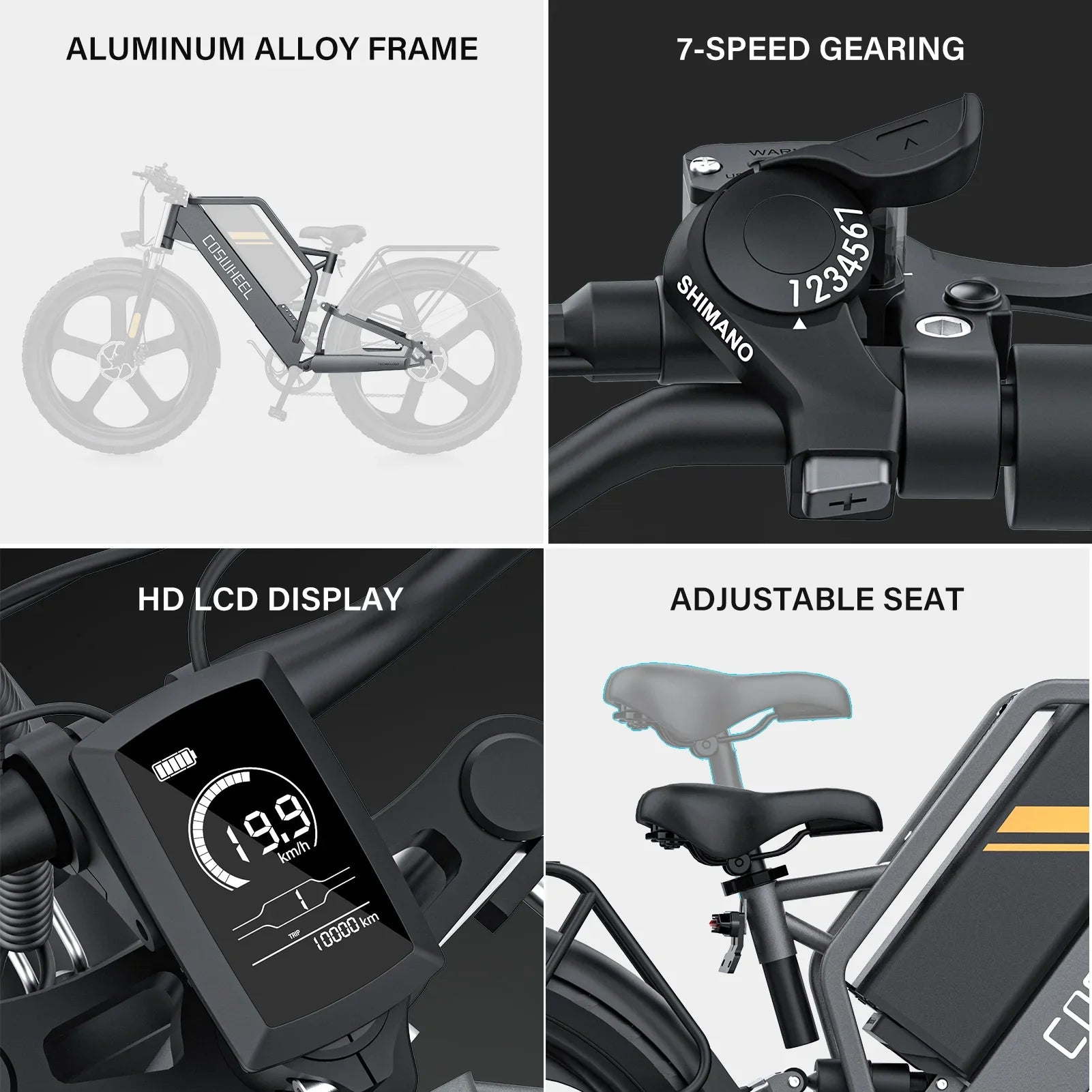 KTX-646803 Lightweight Folding Electric Bike 26 Inch, 48V 25Ah, 750W-1500W, Aluminum Alloy Frame, Hydraulic Disc Brake