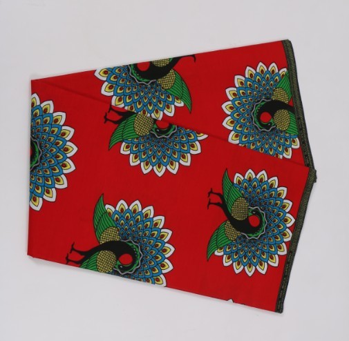 KTX-646931 African Ethnic Batik Double-sided Printed 100% Cotton Fabric - Versatile for Apparel and Home Décor