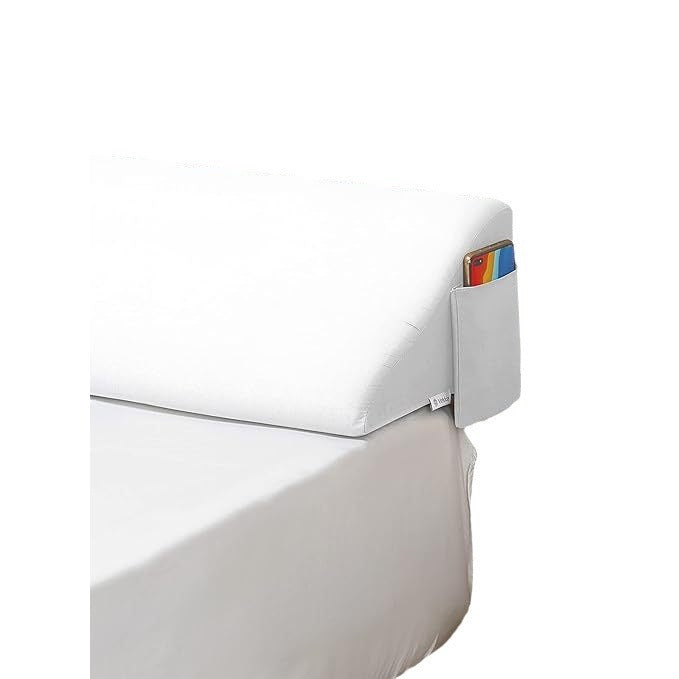 KTX-647059 Long Triangle Pillow for Bedside Gap Filling - Soft Sponge Wedge, Modern Design, Multiple Sizes Available