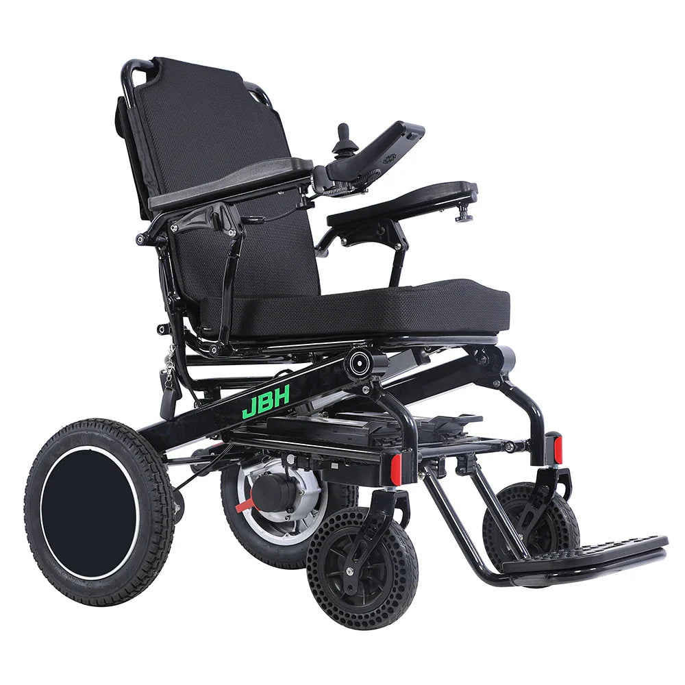 KTX-647123 Folding Electric Wheelchair with Removable Battery, Lightweight Aluminum Frame, 20km Driving Range, 120 kg Capacity