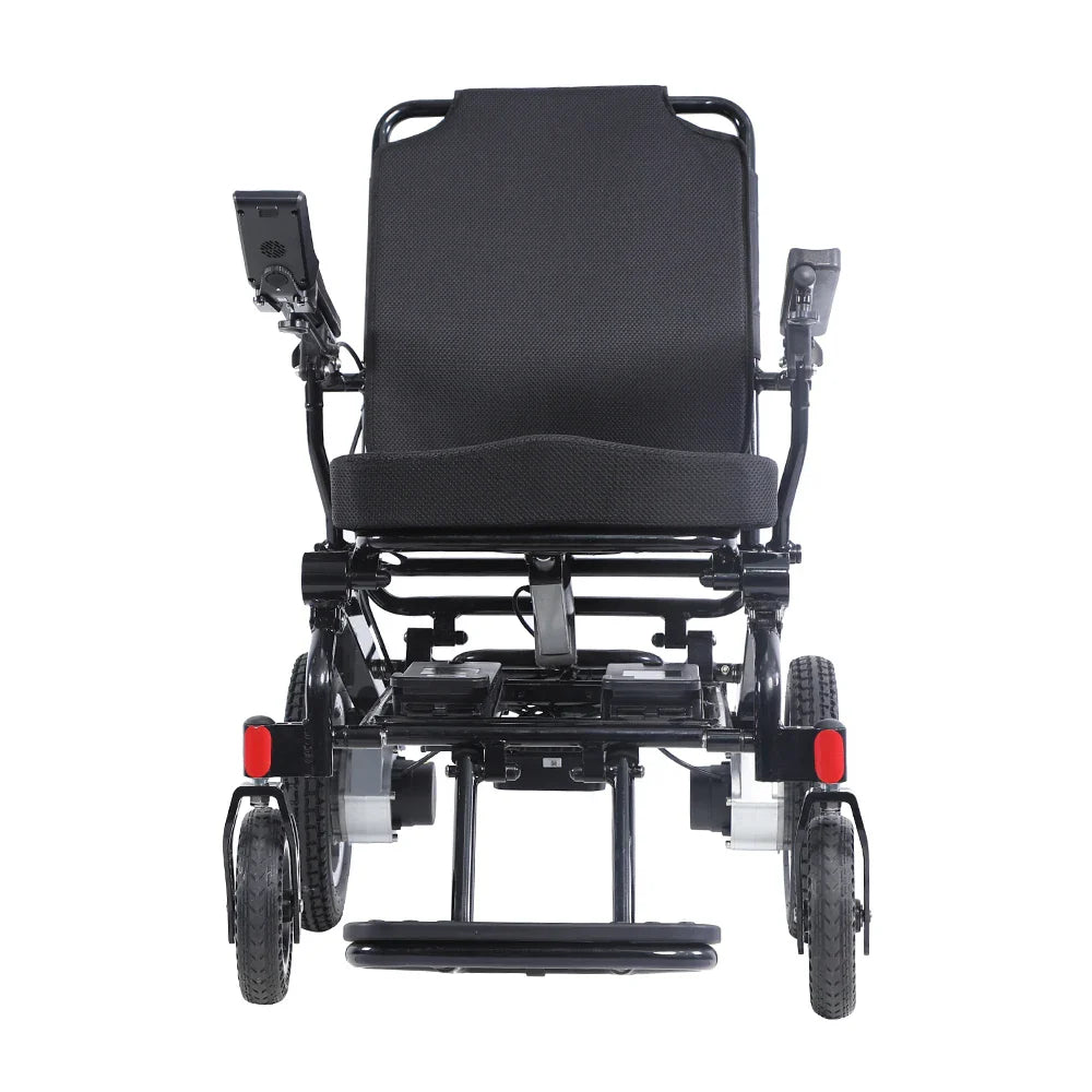 KTX-647123 Folding Electric Wheelchair with Removable Battery, Lightweight Aluminum Frame, 20km Driving Range, 120 kg Capacity