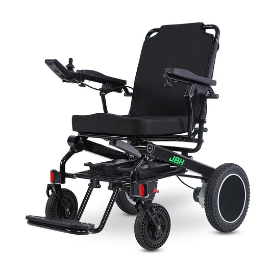 KTX-647123 Folding Electric Wheelchair with Removable Battery, Lightweight Aluminum Frame, 20km Driving Range, 120 kg Capacity