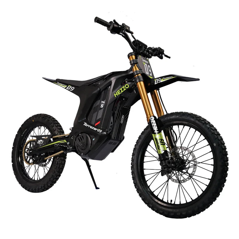 KTX-647187 72V 45Ah Electric Mountain Bike with 100KM/H Max Speed, Hydraulic Brakes, 150KM Range, Dual Batteries