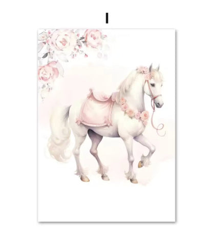 KTX-647187 Lion Canvas Wall Art - Nordic Decorative Painting in Various Sizes