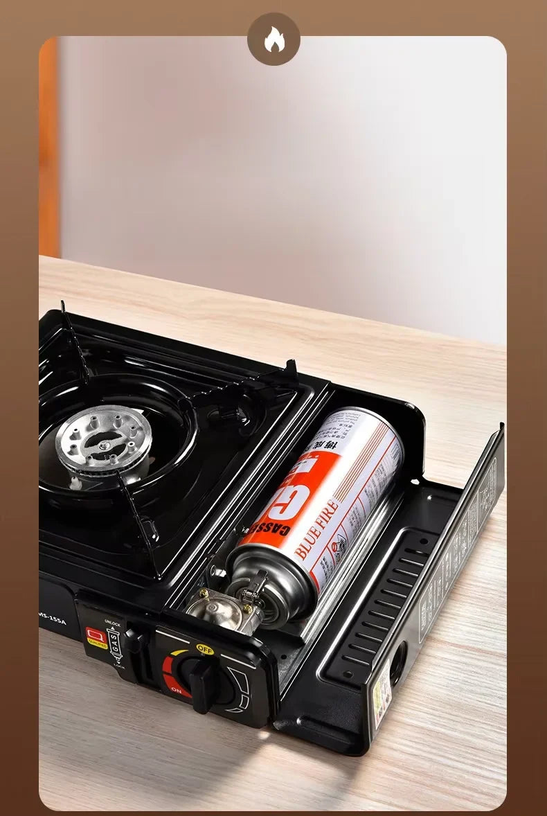 KTX-647763 Portable Outdoor Gas Stove Grill for Barbecue and Cooking