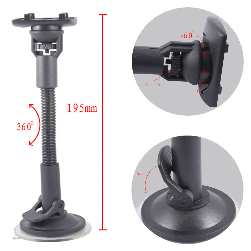 KTX-648467 Adjustable Car Phone Holder for GPS Navigation, Fits Devices 45-115mm