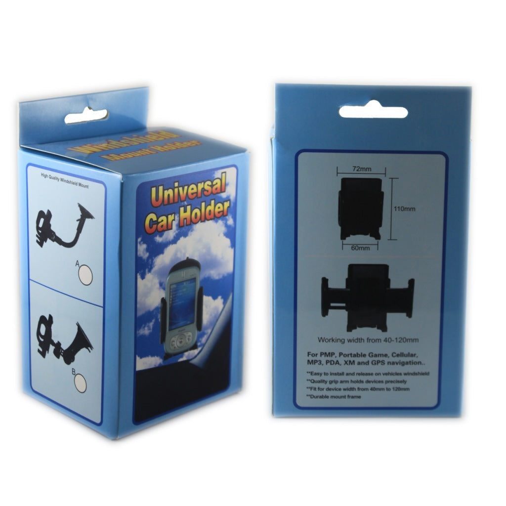 KTX-648467 Adjustable Car Phone Holder for GPS Navigation, Fits Devices 45-115mm