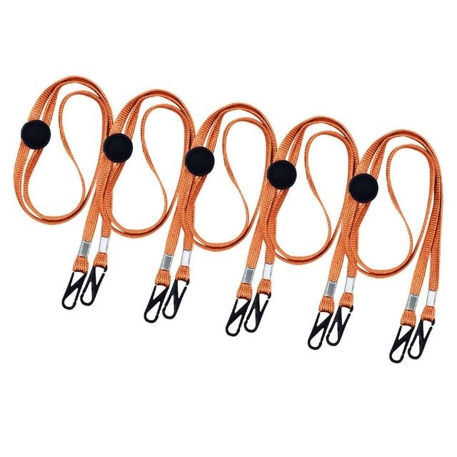 KTX-649235 Adjustable Windproof Mask Elastic Band Rope - 7MM Polyester Design