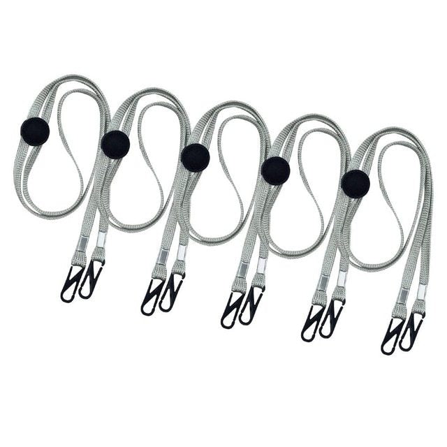 KTX-649235 Adjustable Windproof Mask Elastic Band Rope - 7MM Polyester Design