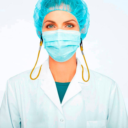 KTX-649235 Adjustable Windproof Mask Elastic Band Rope - 7MM Polyester Design