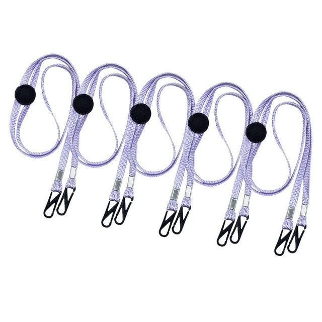 KTX-649235 Adjustable Windproof Mask Elastic Band Rope - 7MM Polyester Design