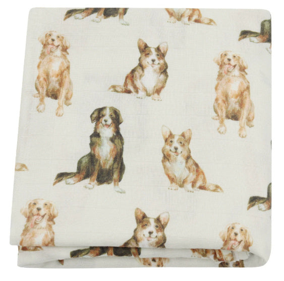 KTX-649235 Bamboo Cotton Gauze Baby Swaddling Blanket - Soft Colors and Fun Animal Patterns for All Seasons