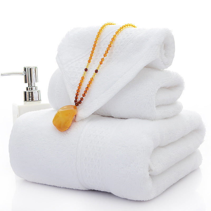 KTX-650131 Three-Piece Cotton Bath Towel Set with Siro Yarn Technology