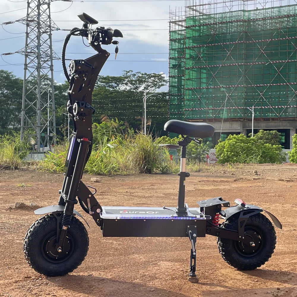 KTX-650579 14-inch Electric Scooter for Adults, Foldable, 8000W, 70-130KM Range, Max Speed <50km/h, Designed for Urban Commuting