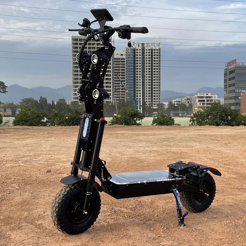 KTX-650579 14-inch Electric Scooter for Adults, Foldable, 8000W, 70-130KM Range, Max Speed <50km/h, Designed for Urban Commuting