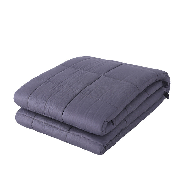 KTX-653843 Gravity Weighted Blanket - 100% Cotton, Dark Gray, Various Weights and Sizes