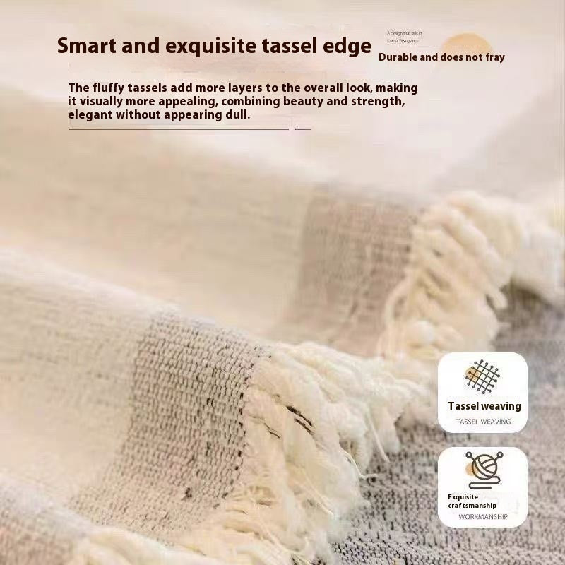 KTX-653907 Universal High Sense Anti-Scratching Chenille Sofa Cover - All-Inclusive Dust Protection in Soft Colors