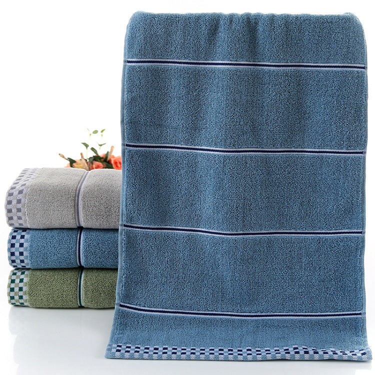 KTX-654739 Embroidered Cotton Towel - Soft, Absorbent, 100% Cotton with Jacquard Design