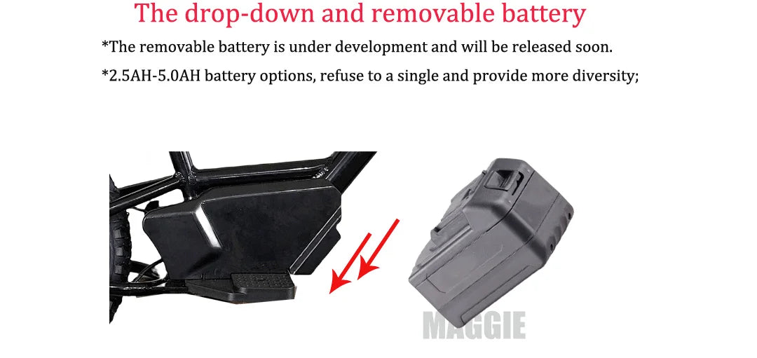 KTX-656723 Electric Balance Bike 16-Inch with 3 Speeds and 250W Motor, Aluminum Frame, Disc Brakes, and Fork Suspension