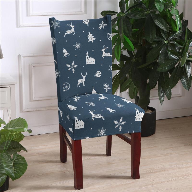 KTX-657363 Chinese Classical Floral Stretch Chair Cover in Polyester/Spandex for Home and Commercial Use