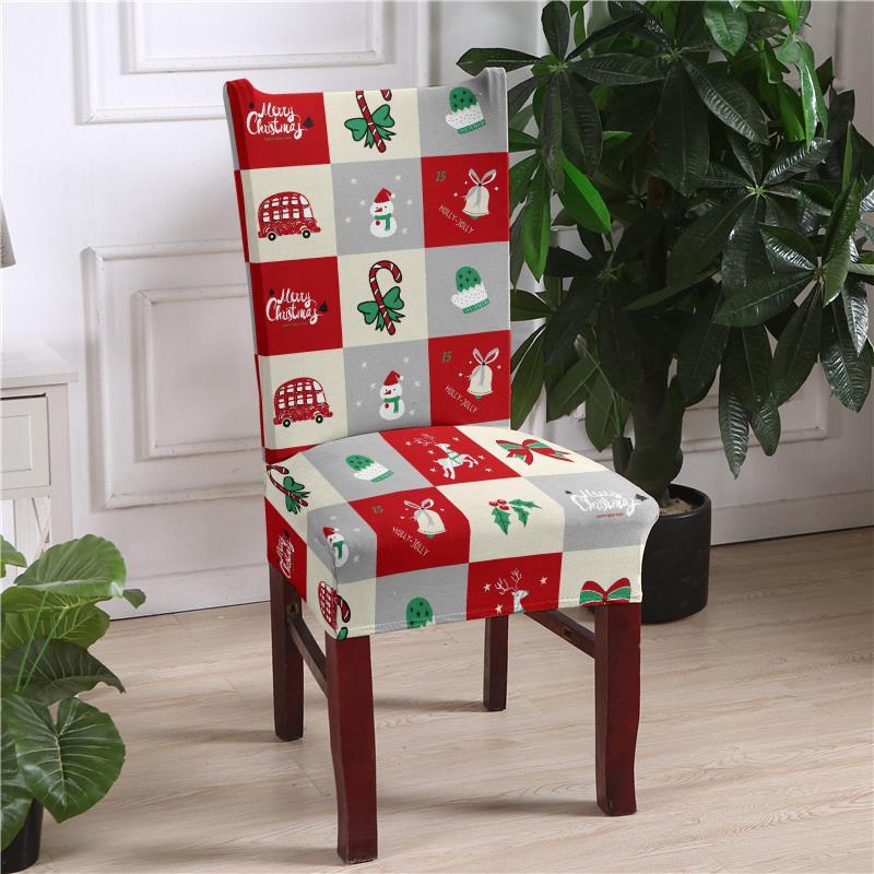 KTX-657363 Chinese Classical Floral Stretch Chair Cover in Polyester/Spandex for Home and Commercial Use
