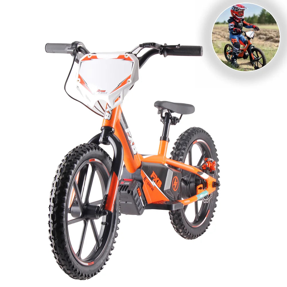 KTX-657875 Children's 16" Electric Balance Bike with 350W Motor and 36V Lithium Battery for Ages 5-12