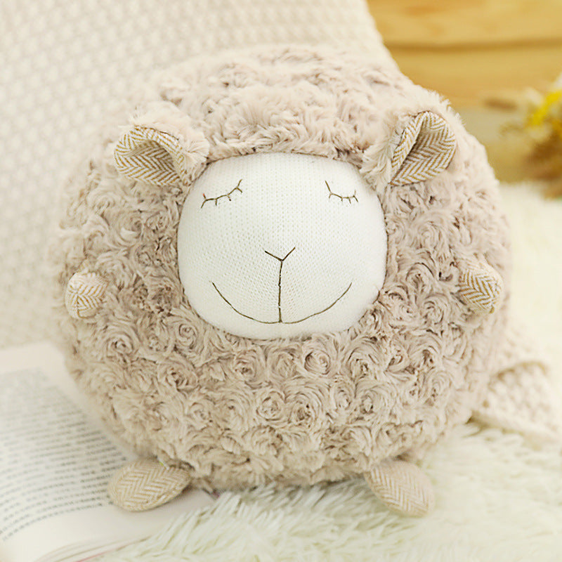 KTX-658515 Adorable Plush Baby Sheep Doll in Multiple Colors and Outfits