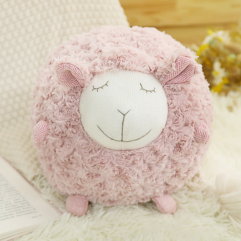 KTX-658515 Adorable Plush Baby Sheep Doll in Multiple Colors and Outfits