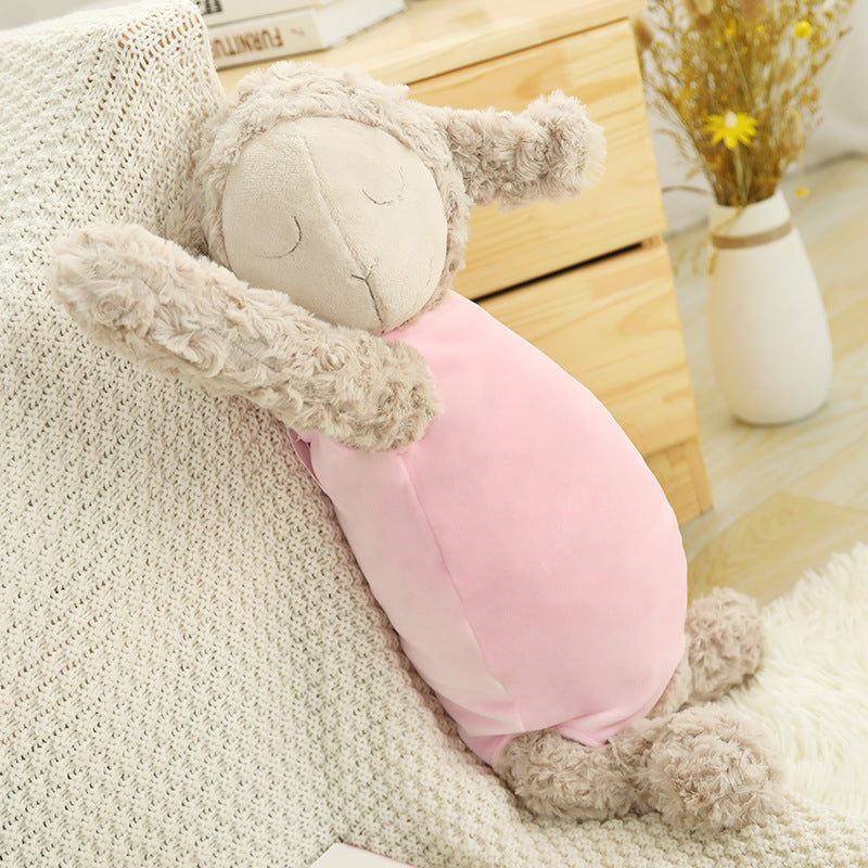 KTX-658515 Adorable Plush Baby Sheep Doll in Multiple Colors and Outfits