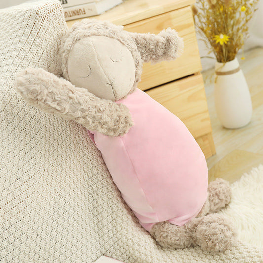 KTX-658515 Adorable Plush Baby Sheep Doll in Multiple Colors and Outfits