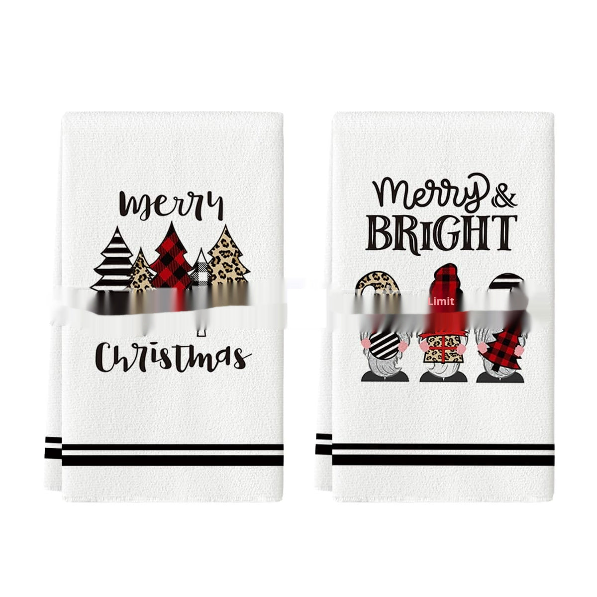 KTX-659027 Christmas-Themed Ultra-Fine Fiber Printed Towel in Various Festive Designs