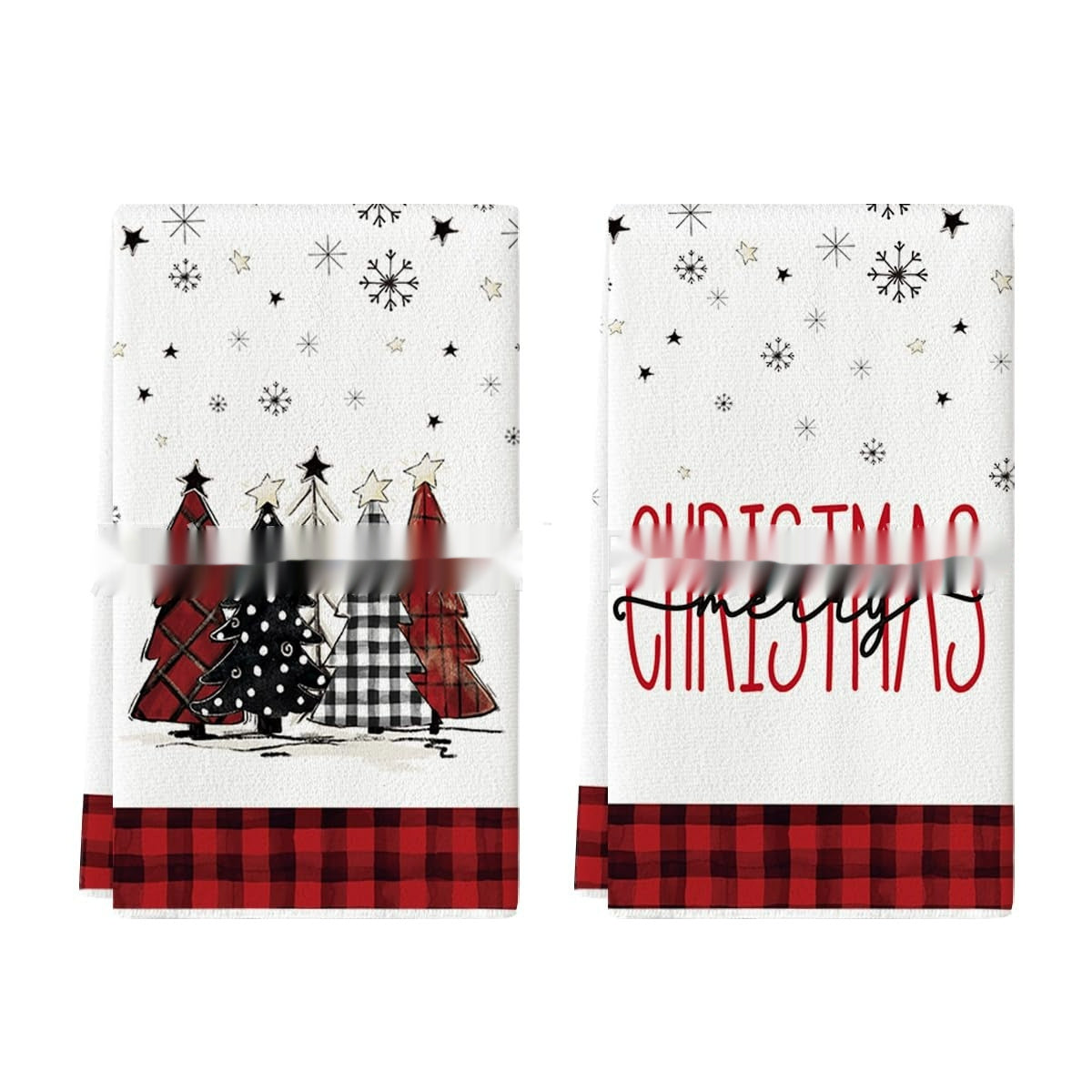 KTX-659027 Christmas-Themed Ultra-Fine Fiber Printed Towel in Various Festive Designs