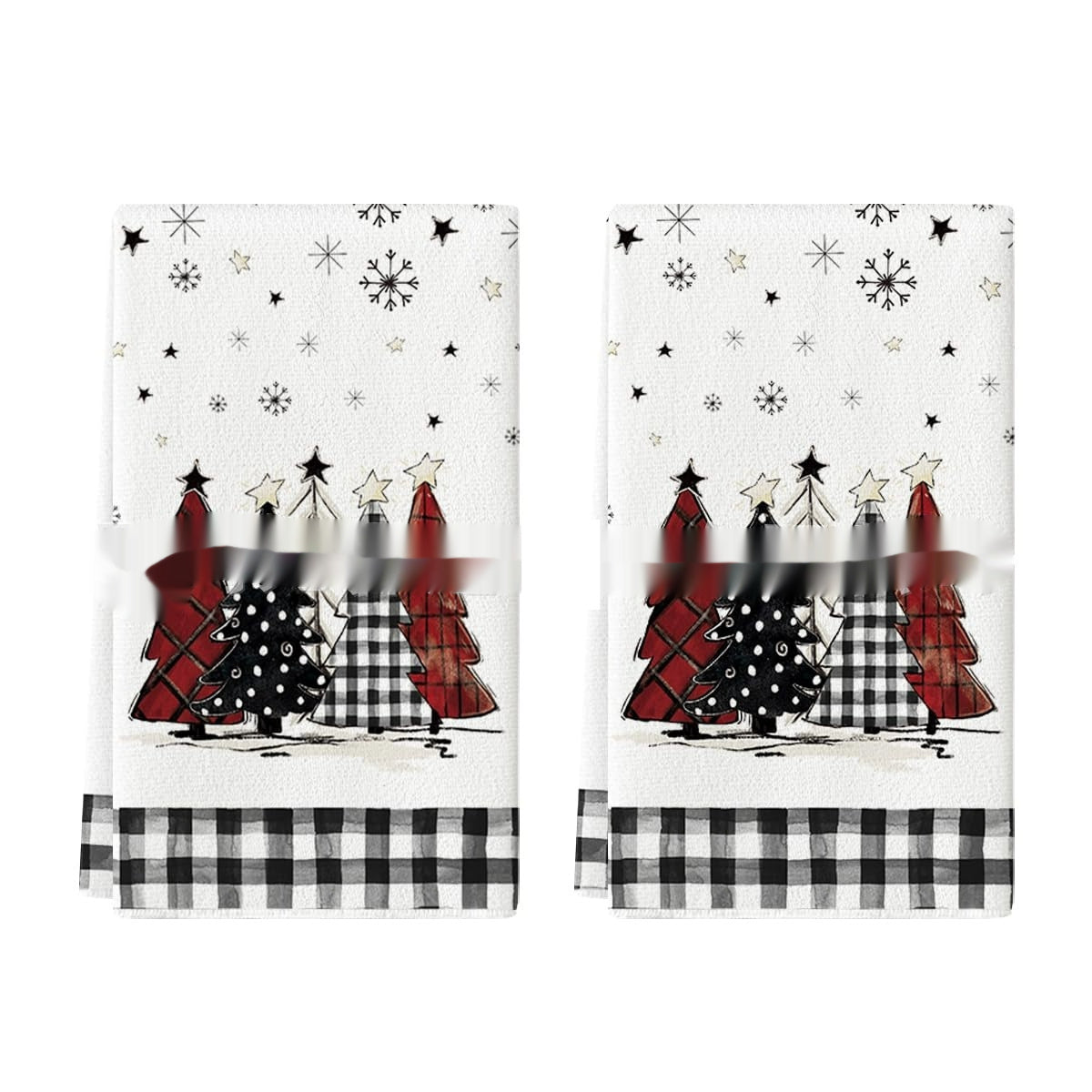 KTX-659027 Christmas-Themed Ultra-Fine Fiber Printed Towel in Various Festive Designs