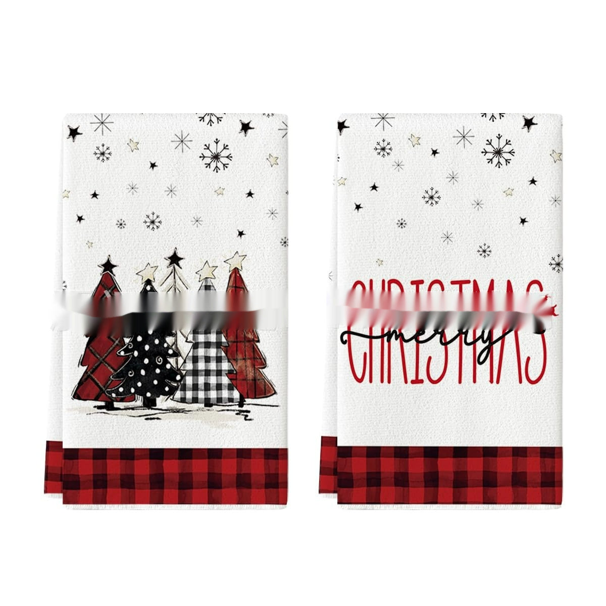 KTX-659027 Christmas-Themed Ultra-Fine Fiber Printed Towel in Various Festive Designs
